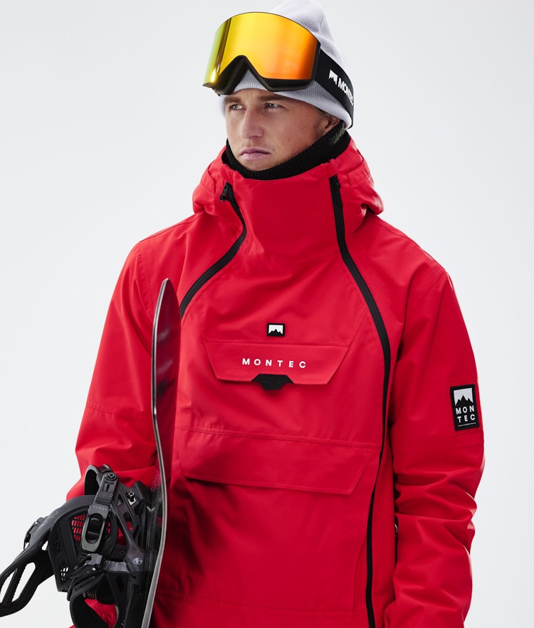 Montec Doom 2021 Veste Snowboard Homme Red, Image 3 sur 13