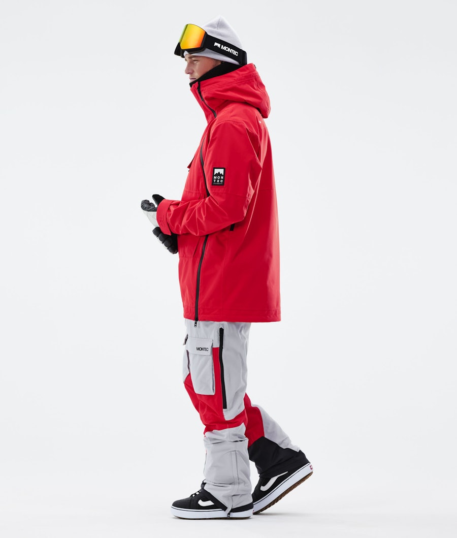 Montec Doom 2021 Men's Snowboard Jacket Red