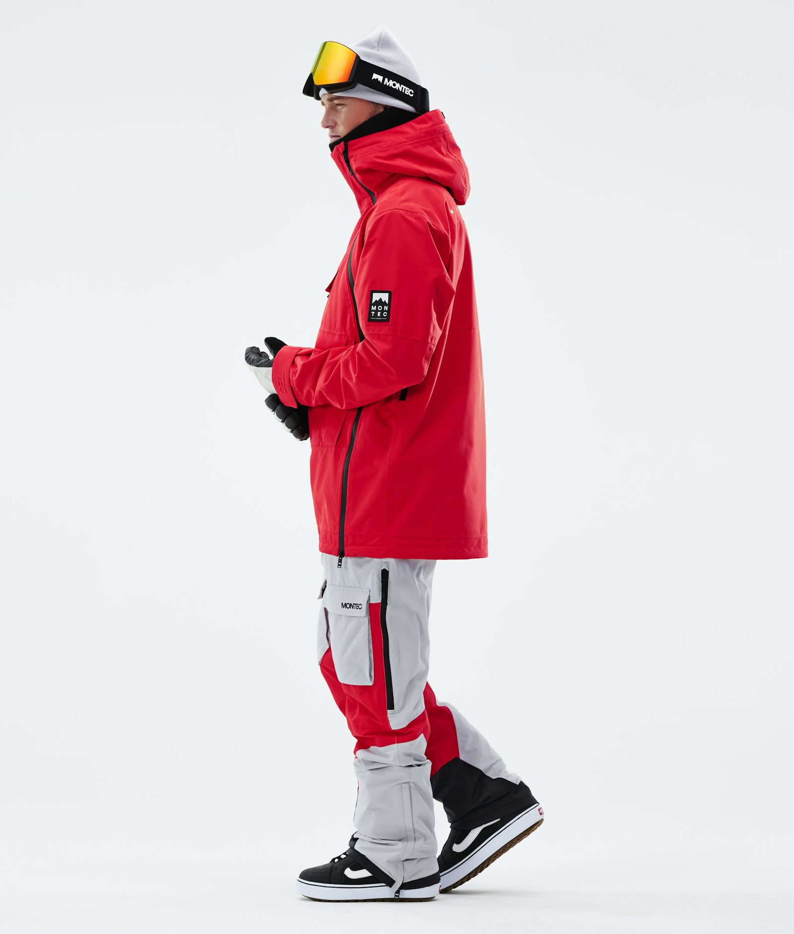 Montec Doom 2021 Snowboard Jacket Men Red