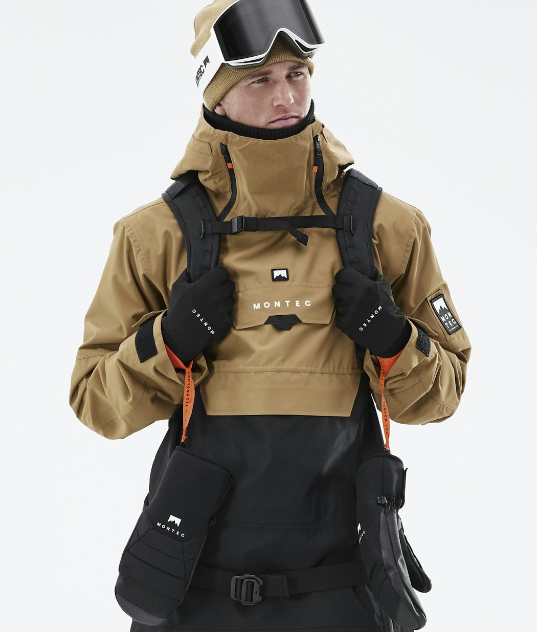 Montec Doom 2021 Men's Snowboard Jacket Gold/Black