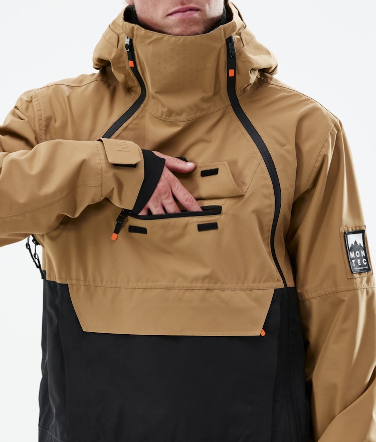 Montec Doom 2021 Snowboard Jacket Men Gold/Black