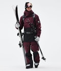 Doom 2021 Ski Jacket Men Burgundy/Black, Image 5 of 13