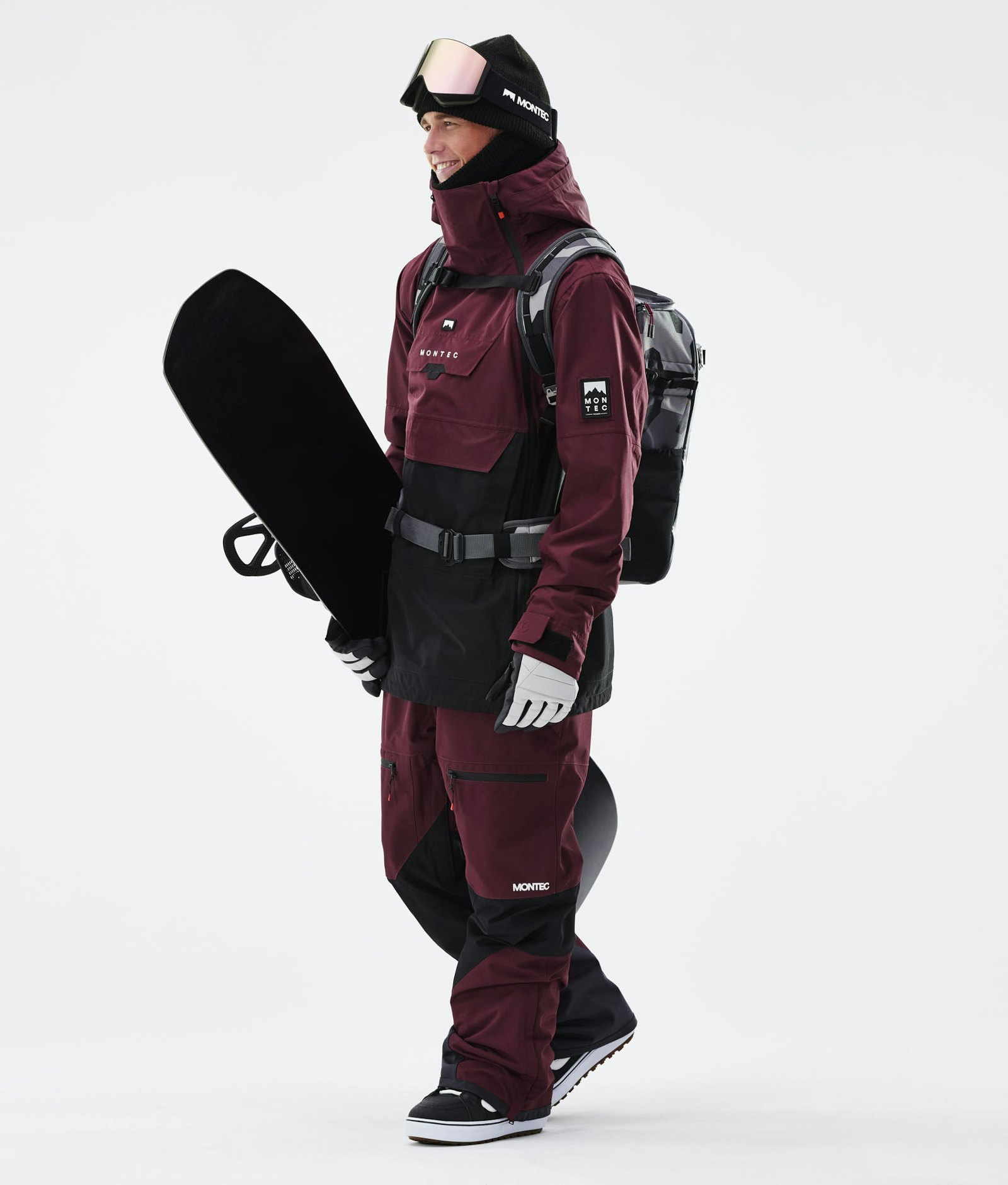 Doom 2021 Snowboard Jacket Men Burgundy/Black, Image 5 of 13