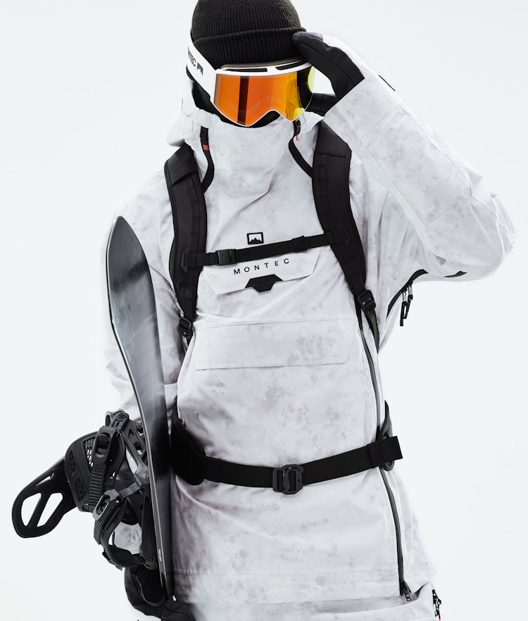 Doom 2021 Snowboard Jacket Men White Tiedye, Image 3 of 11