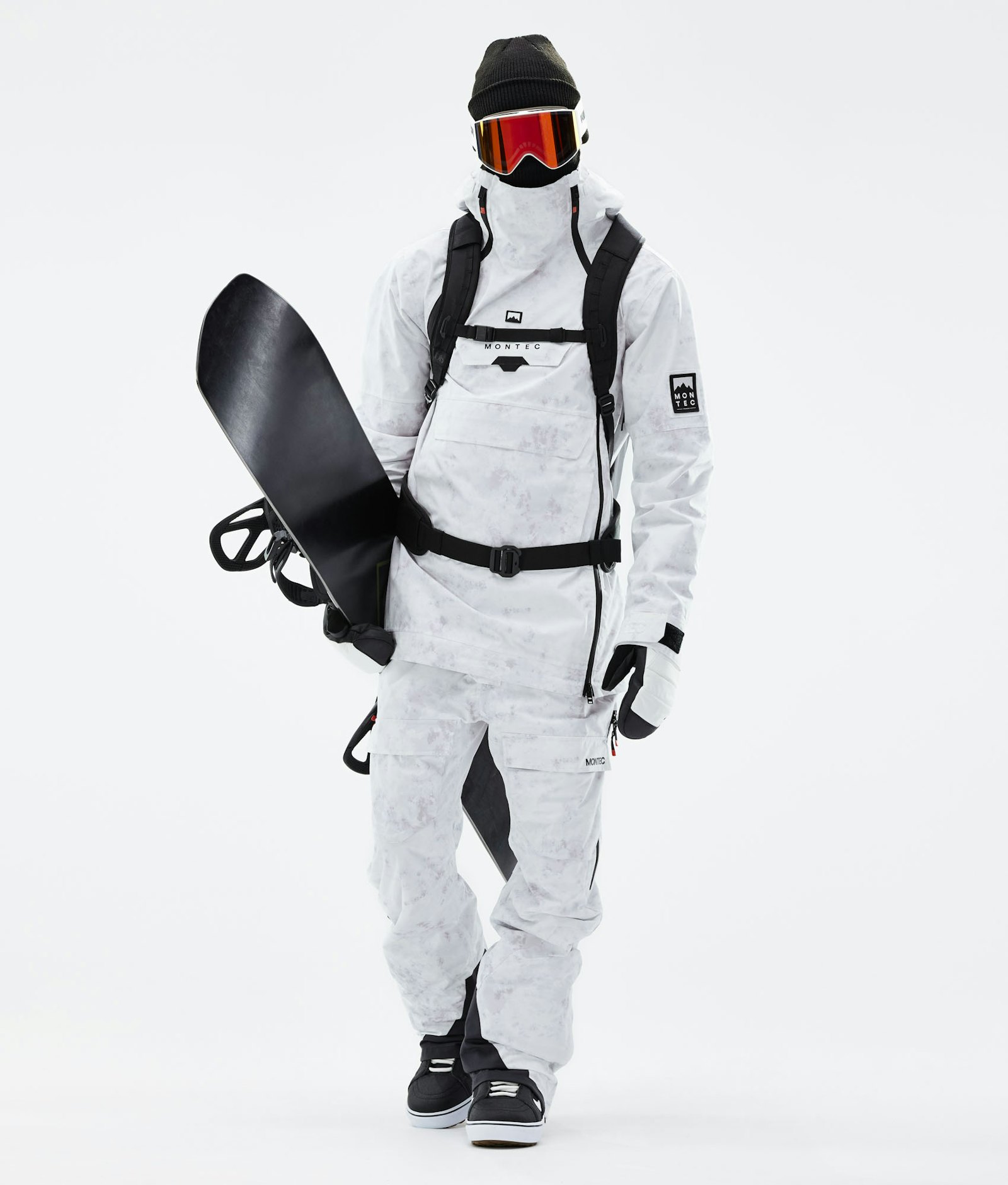Doom 2021 Snowboard jas Heren White Tiedye