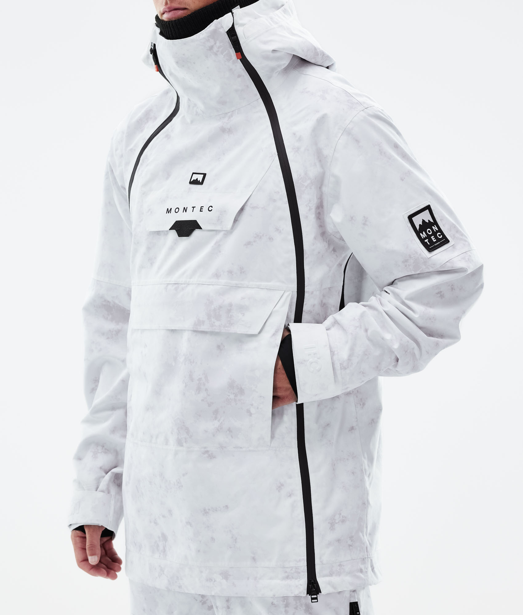 white snowboard suit