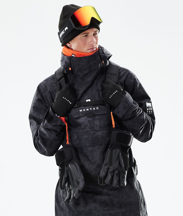 Montec Doom Veste Snowboard Homme Light Grey/Black/Cobalt Blue - Gris