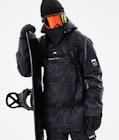 Doom 2021 Snowboard Jacket Men Black Tiedye