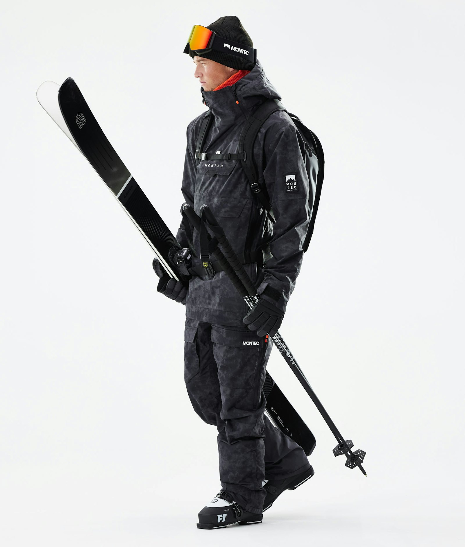 Doom 2021 Ski jas Heren Black Tiedye