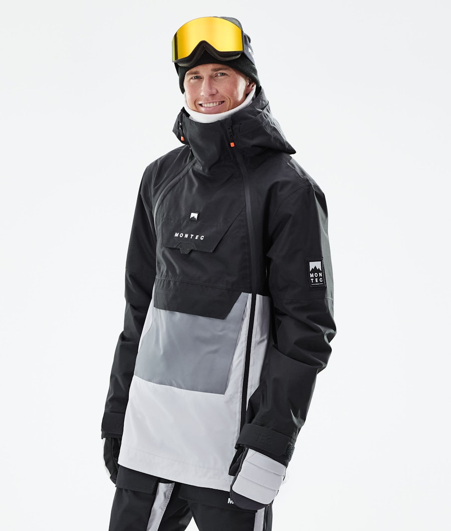Montec Doom Ski jas Black/Light Pearl/Light Grey