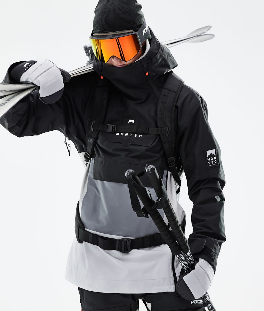 Montec Doom 2021 Men's Ski Jacket Black/Light Pearl/Light Grey