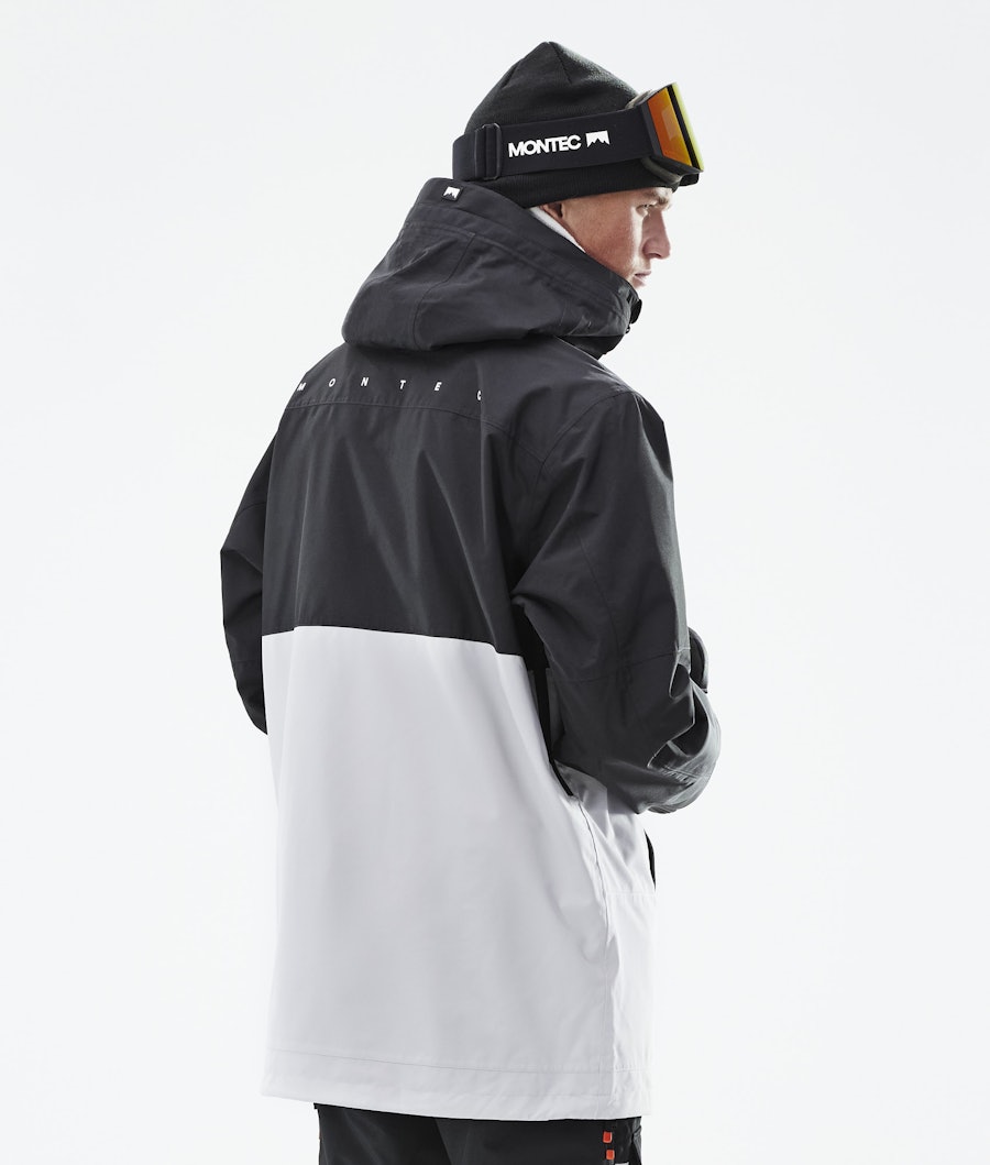 Montec Doom 2021 Men's Snowboard Jacket Black/Light Pearl/Light Grey