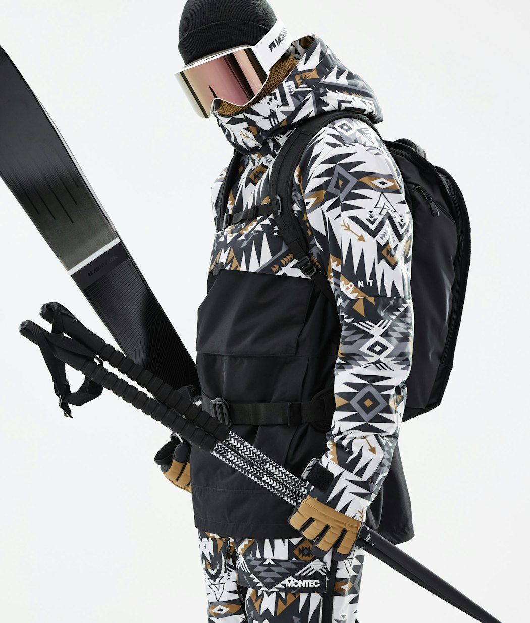 Montec Dune 2021 Men's Ski Jacket Komber Gold/Black
