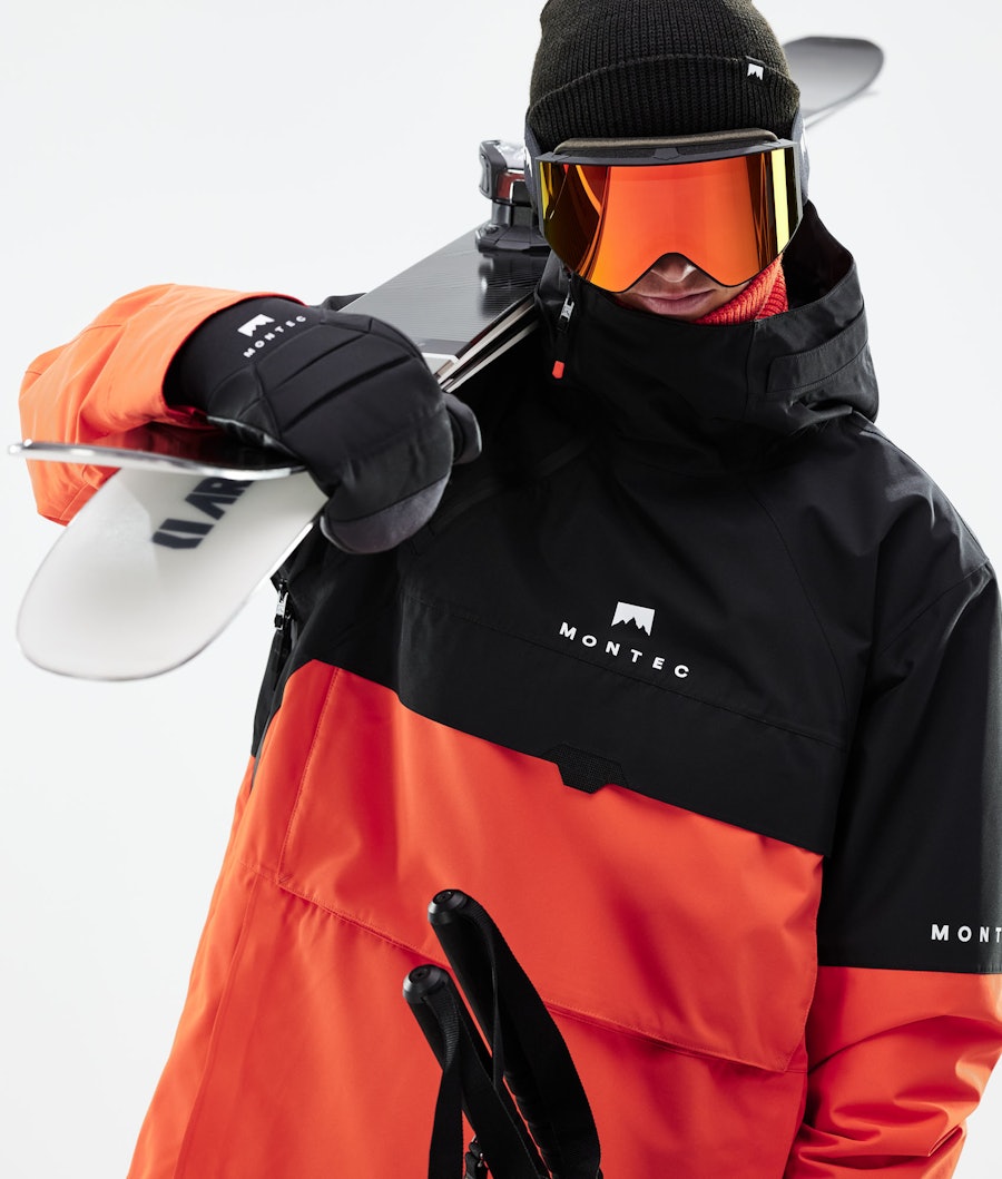 Dune 2021 Ski Jacket Men Black/Orange