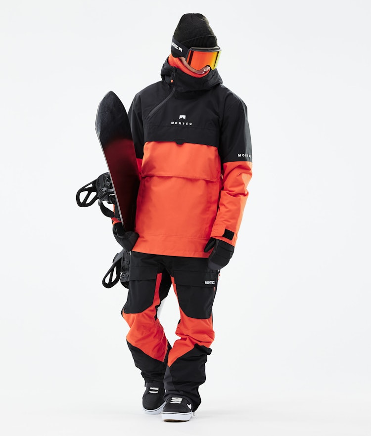 Montec Dune 2021 Snowboardjacke Herren Black/Orange