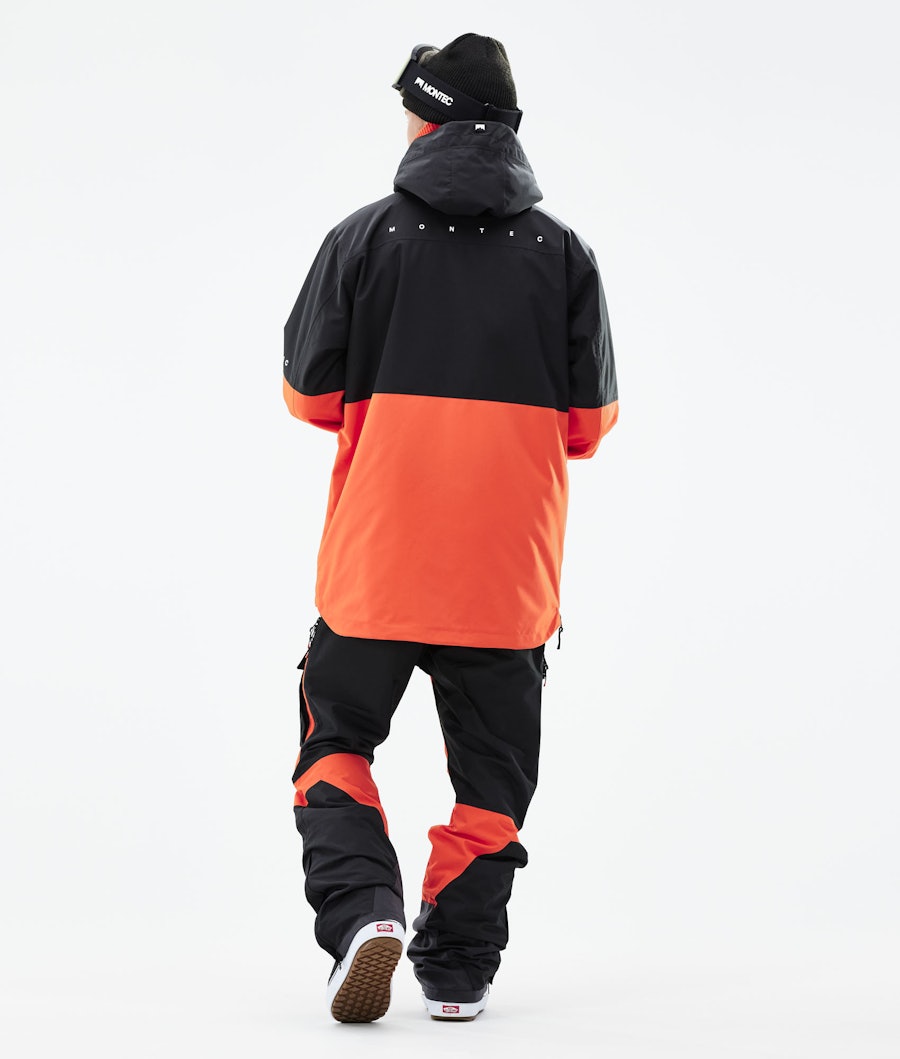 Montec Dune 2021 Men's Snowboard Jacket Black/Orange