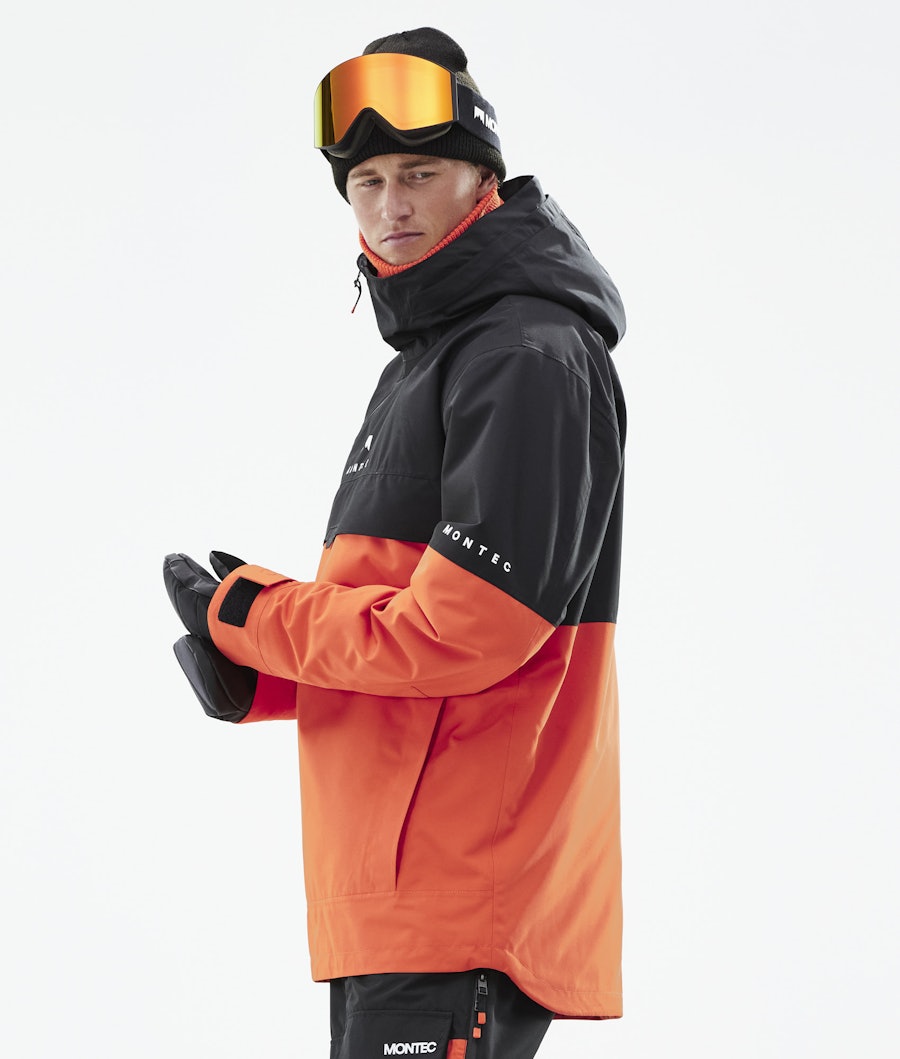 Dune 2021 Snowboard Jacket Men Black/Orange