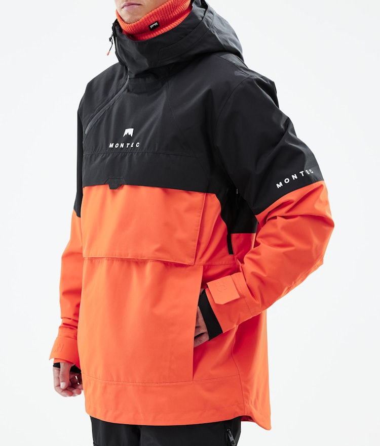 Dune 2021 Skijakke Herre Black/Orange