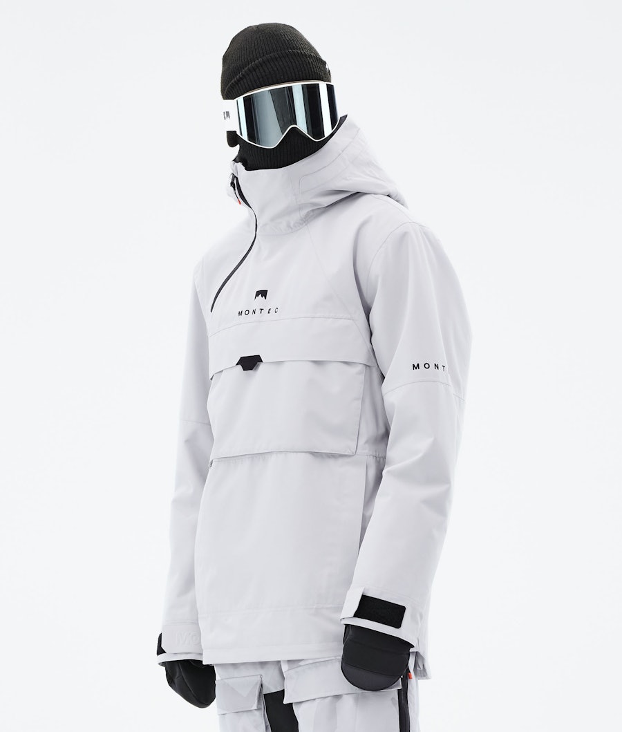 Dune 2021 Snowboard Jacket Men Light Grey Renewed