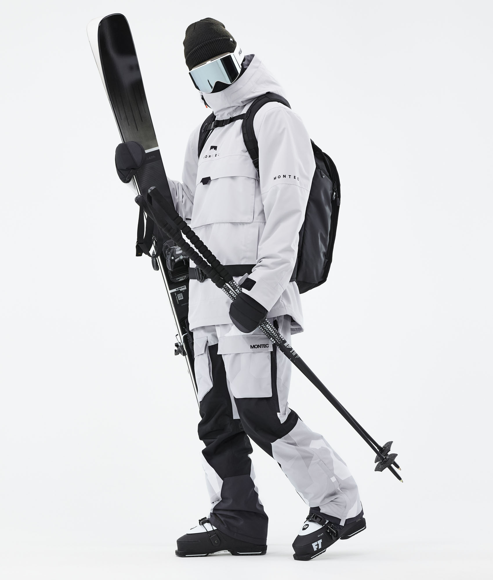 Montec Dune Men's Ski Jacket Light Grey