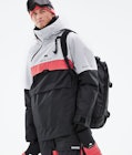 Dune 2021 Ski Jacket Men Light Grey/Coral/Black, Image 2 of 10
