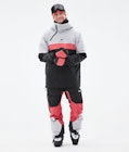 Dune 2021 Ski jas Heren Light Grey/Coral/Black, Afbeelding 7 van 10
