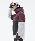 Dune 2021 Ski Jacket Men Burgundy/Black/Light Grey