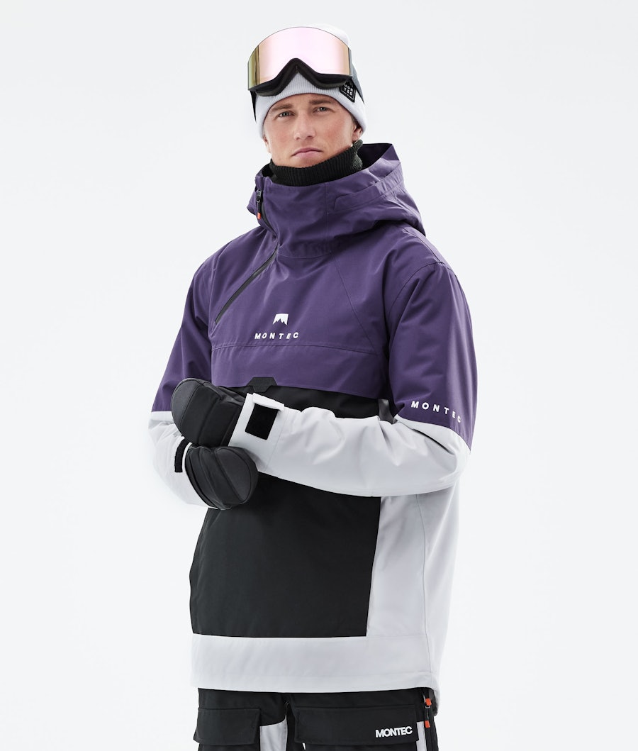 Dune Ski Jacket Men Purple/Black/Light Grey