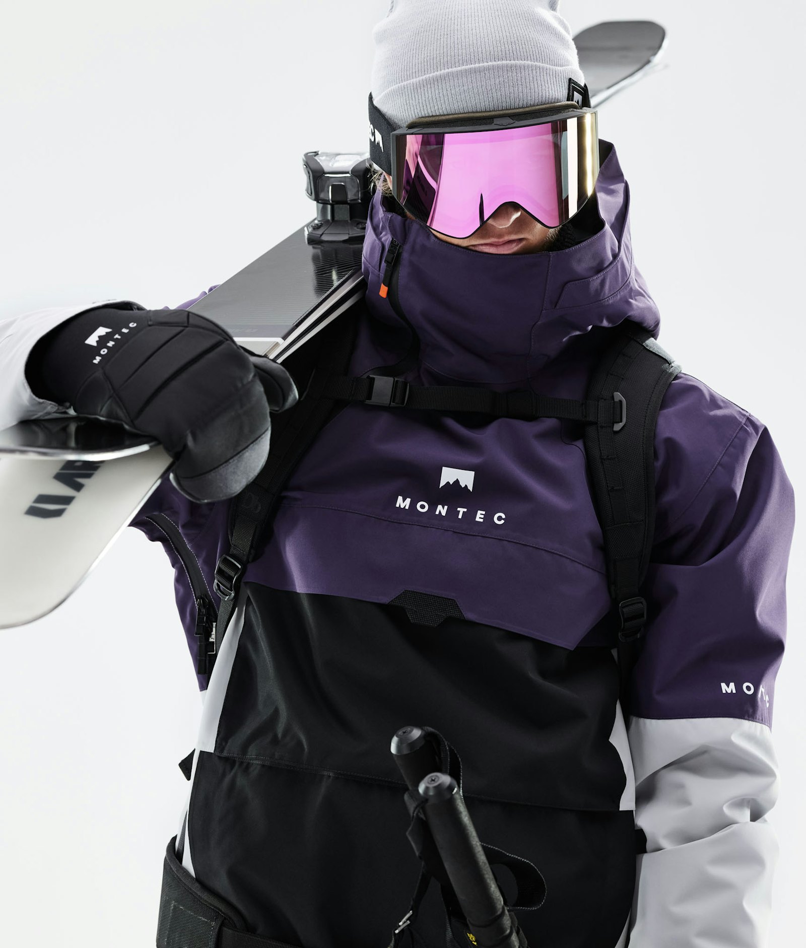 Montec Dune 2021 Skijacke Herren Purple/Black/Light Grey