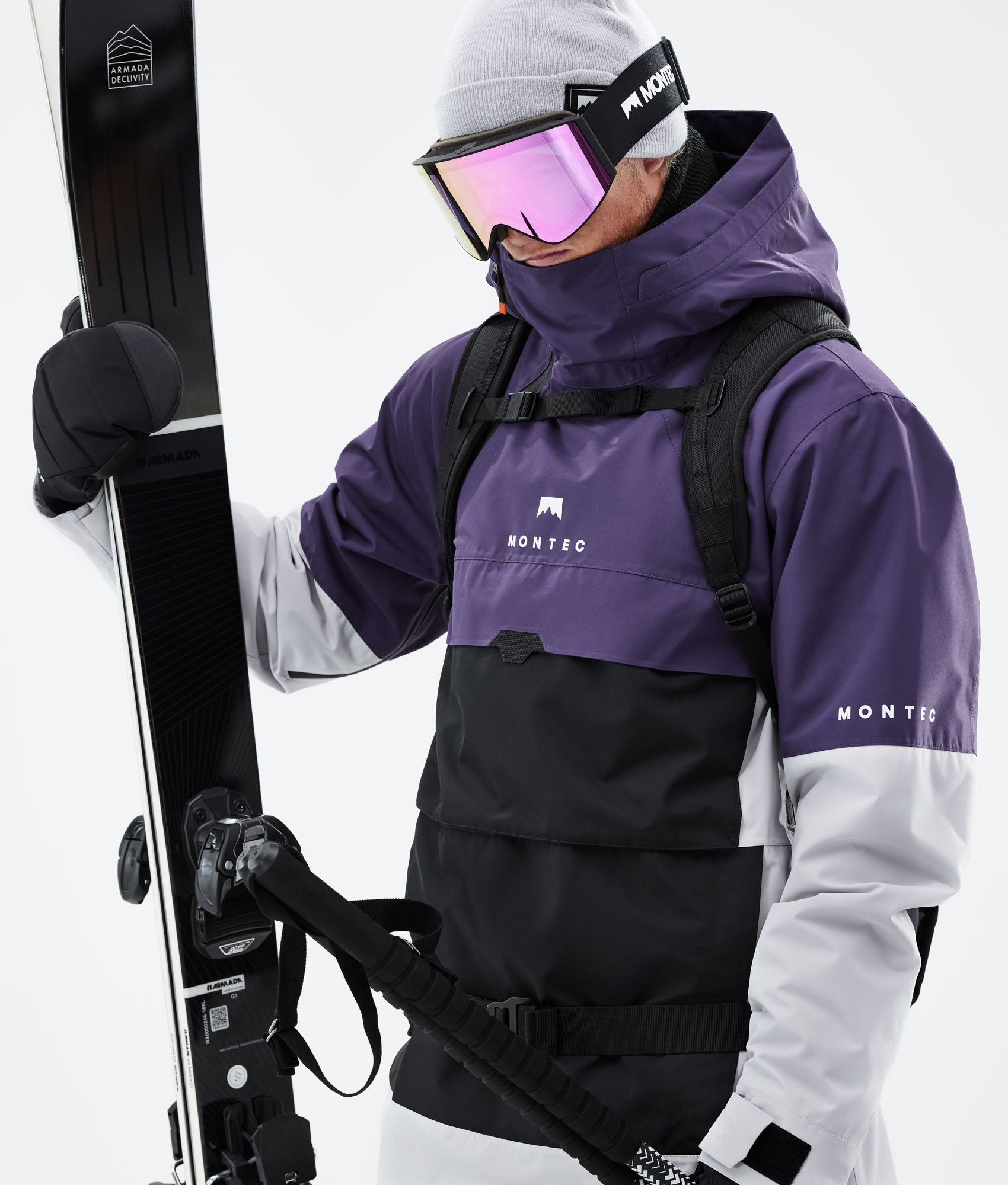 Montec Dune 2021 Ski Jacket Men Purple/Black/Light Grey