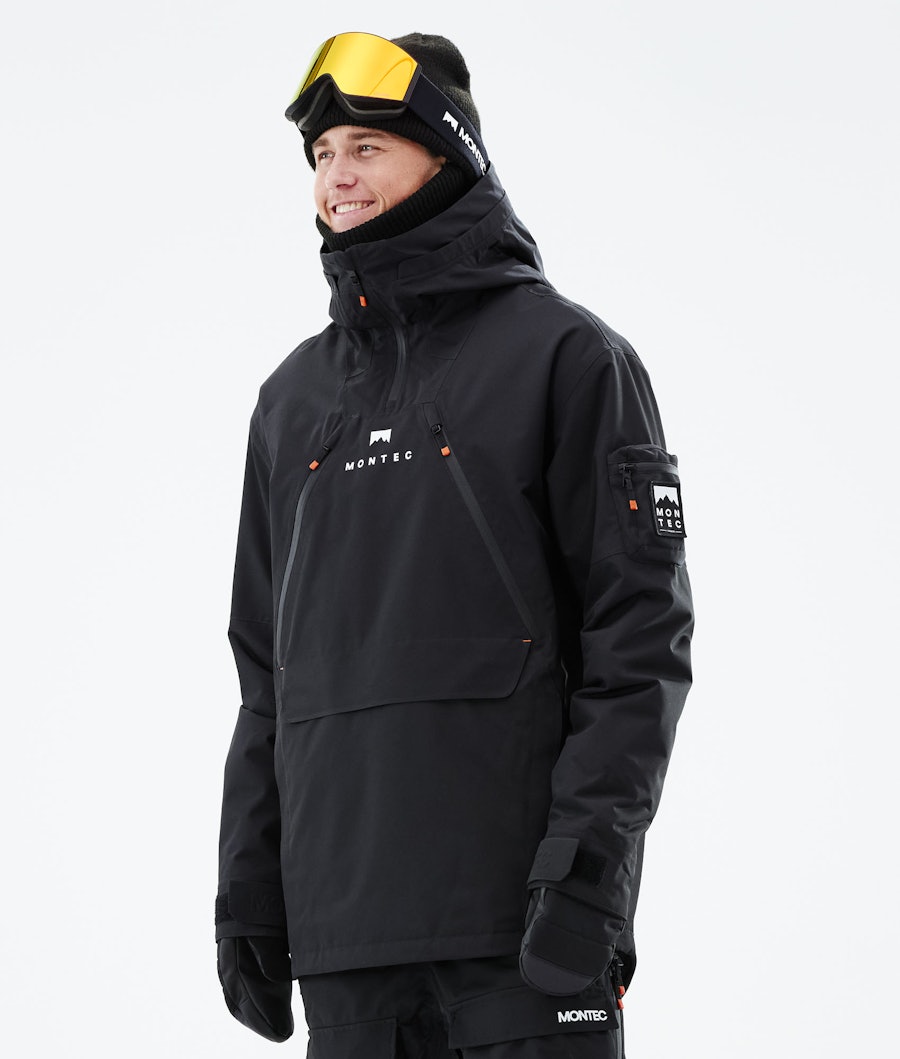 Anzu Snowboard Jacket Men Black Renewed