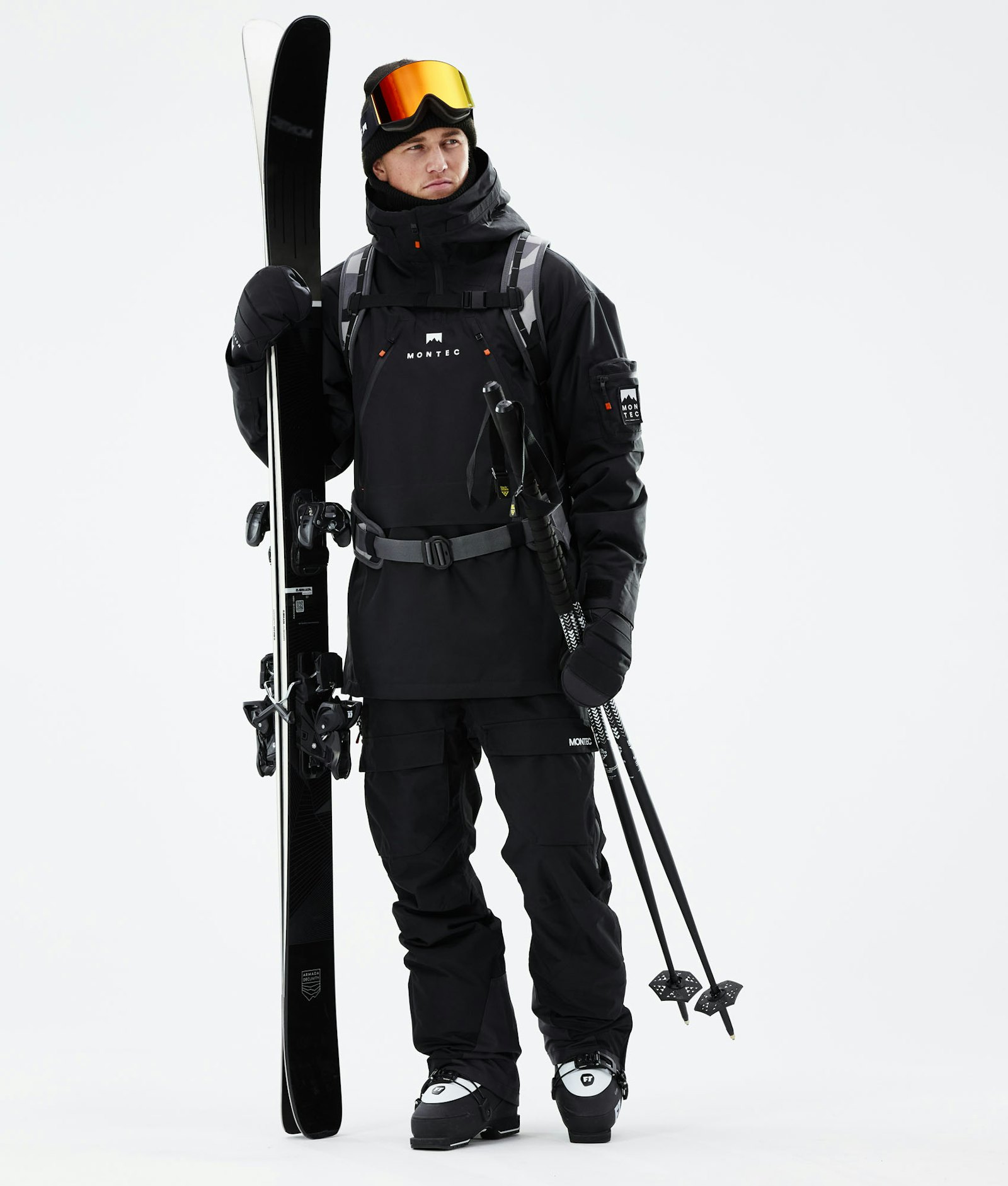 Anzu スキージャケット メンズ Black