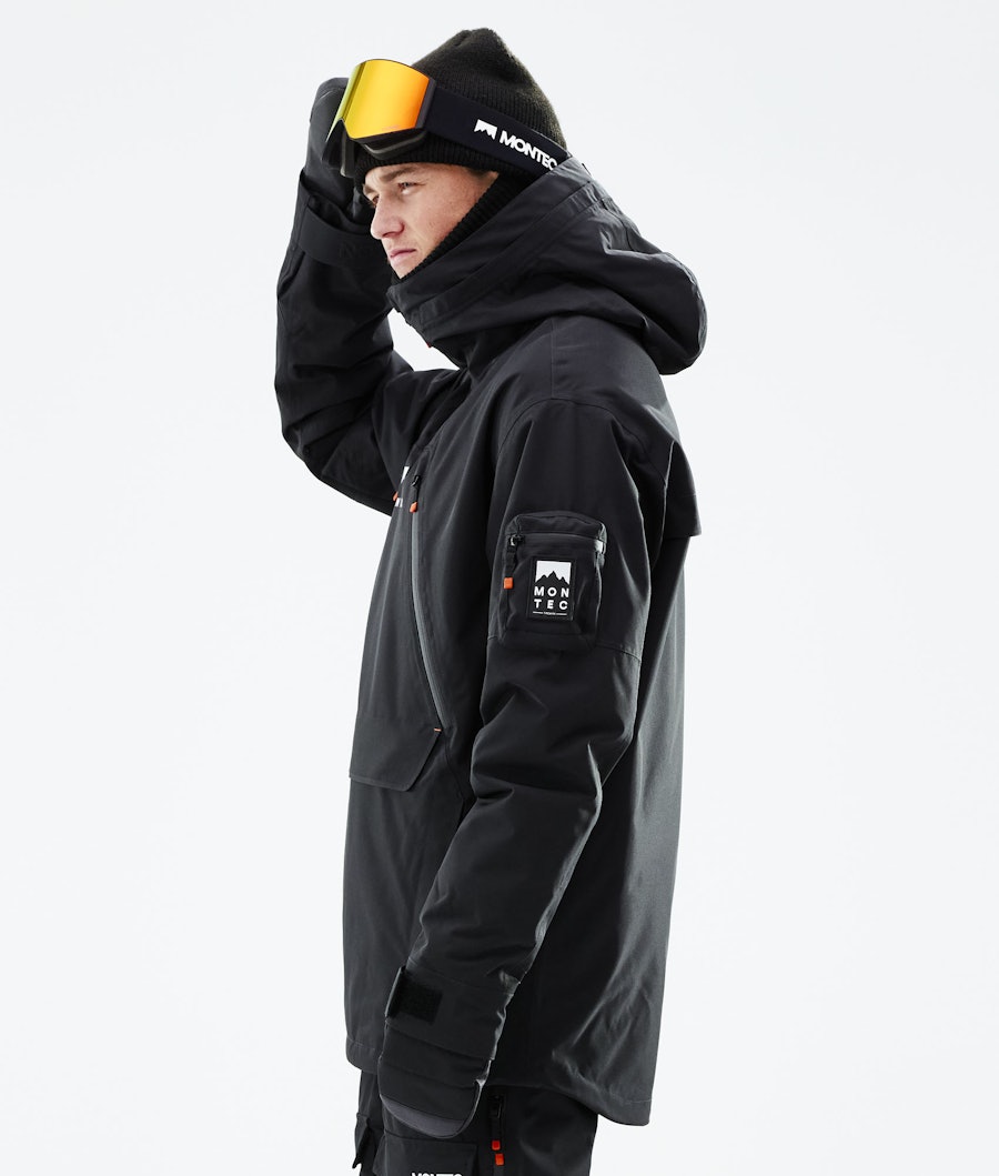 Anzu Snowboard Jacket Men Black Renewed