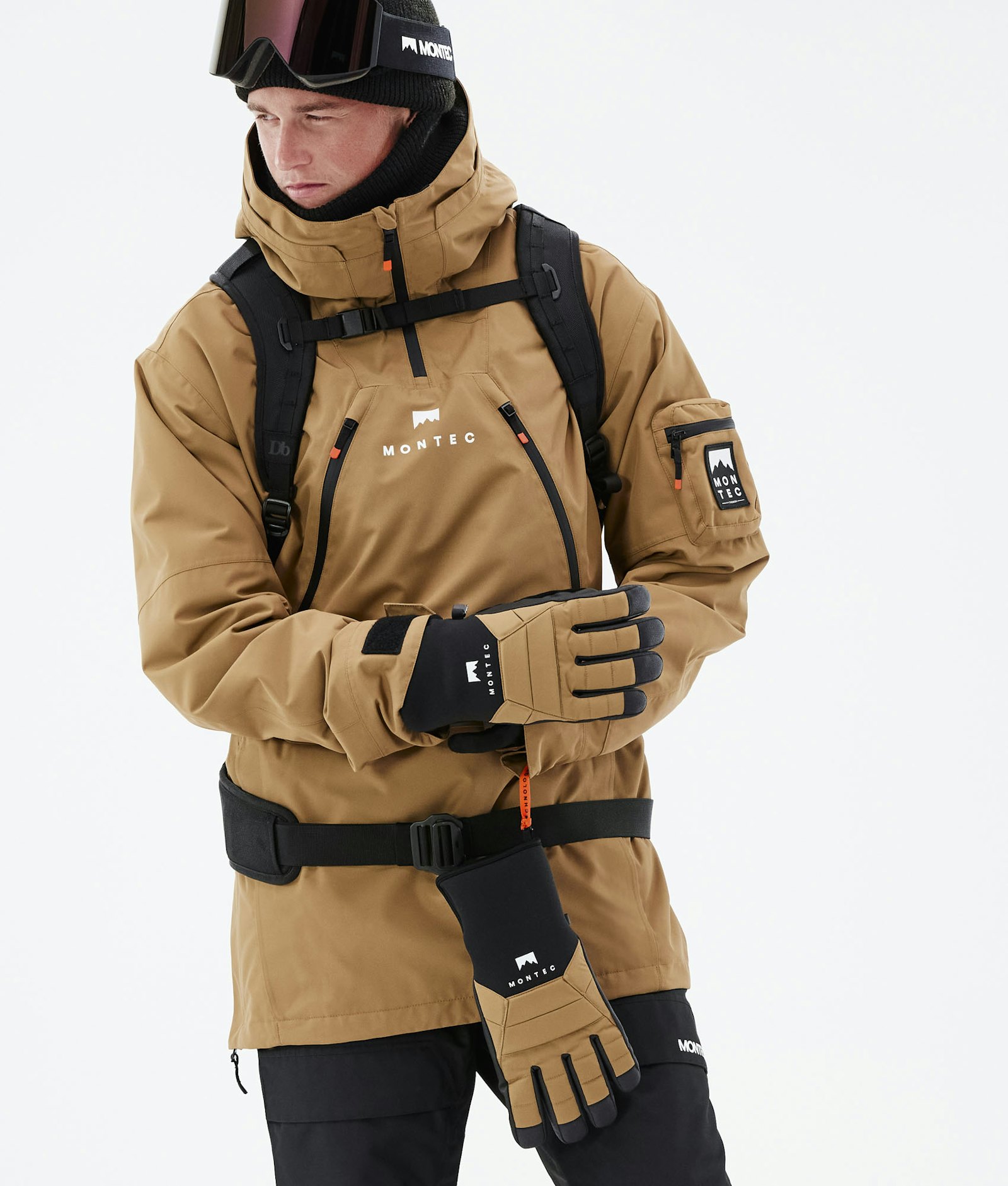 Anzu Snowboard Jacket Men Gold Renewed, Image 2 of 11