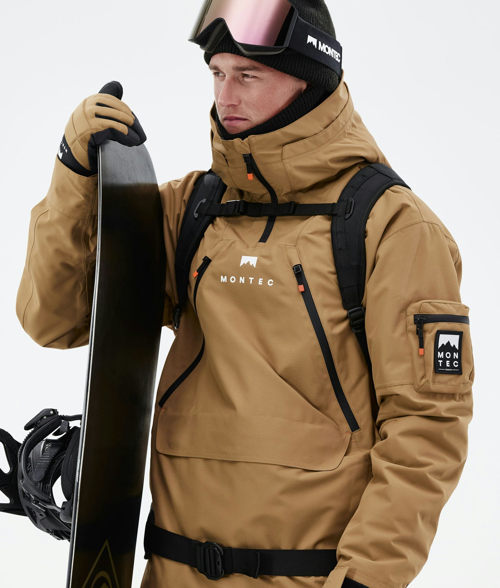 Montec Anzu Snowboardjacka Herr Gold Renewed, Bild 3 av 11