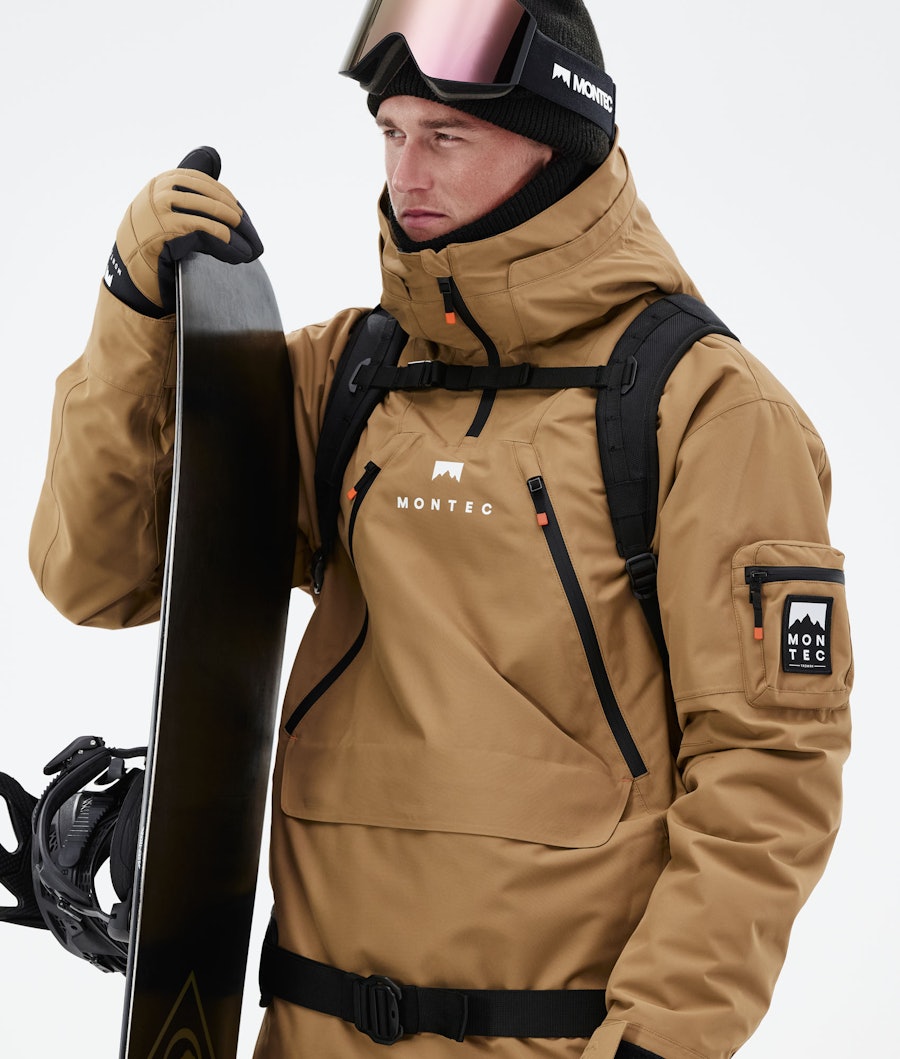 Montec Anzu Snowboardjacka Herr Gold
