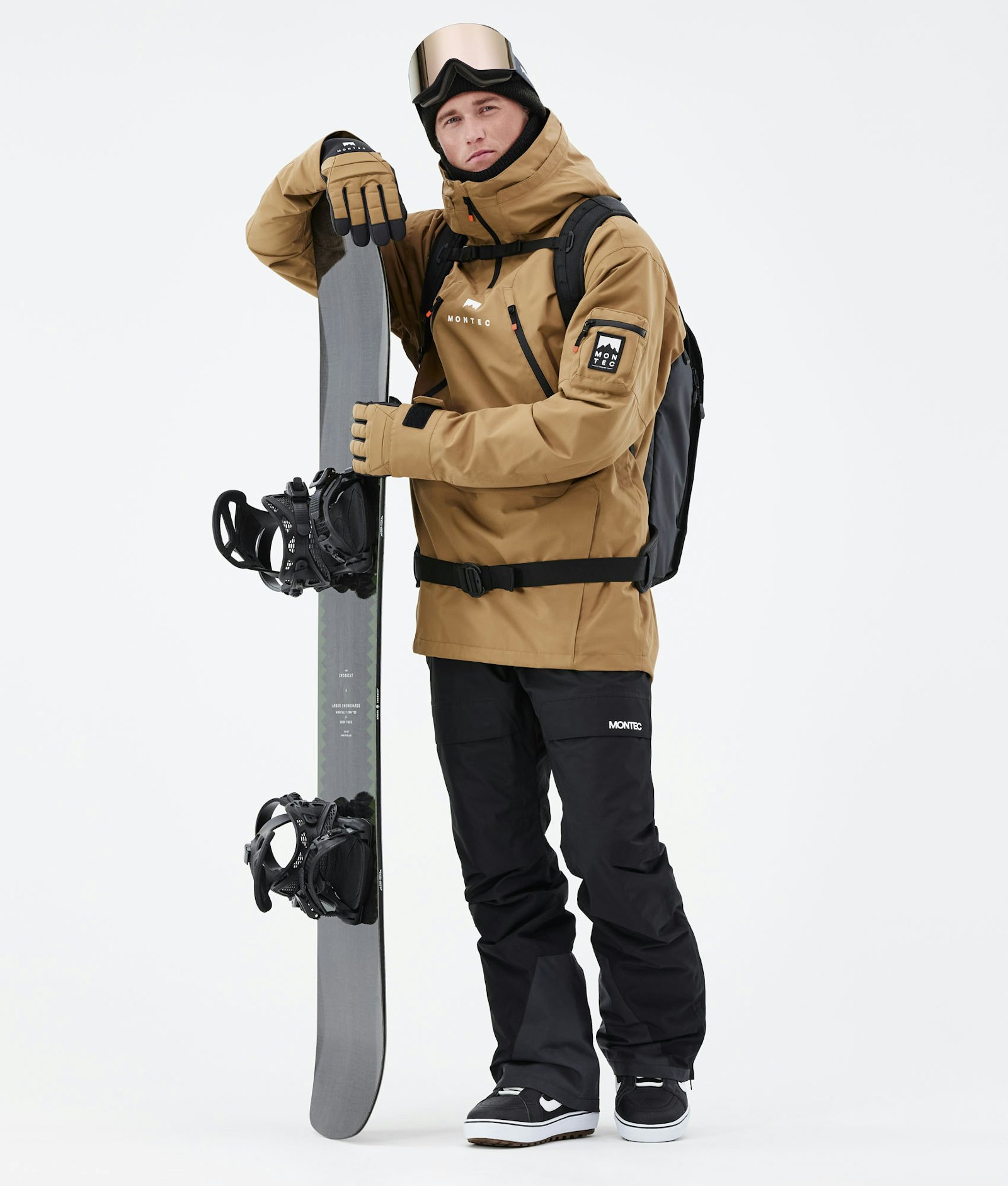 Montec Anzu Snowboardjacka Herr Gold Renewed, Bild 4 av 11