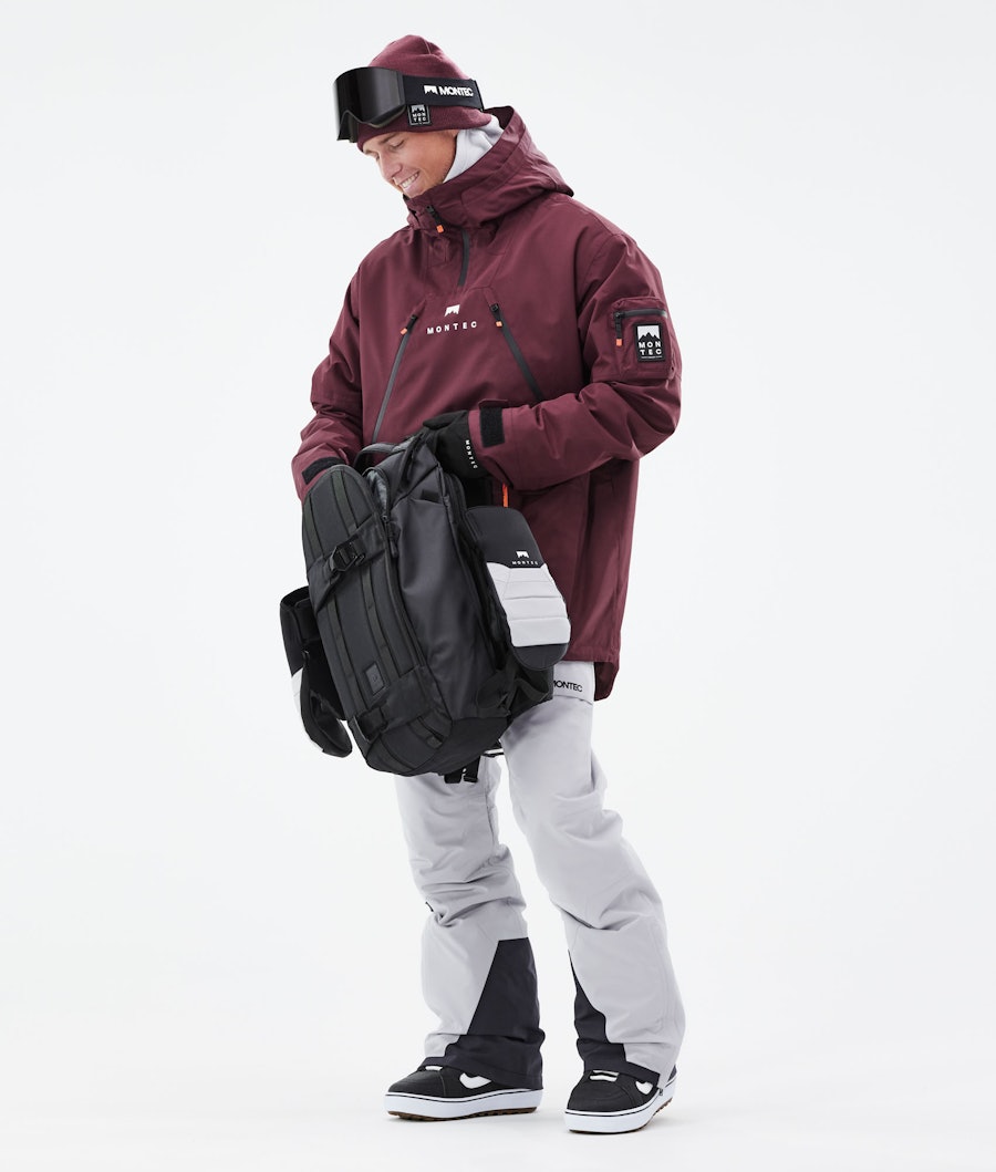 Montec Anzu Men's Snowboard Jacket Burgundy