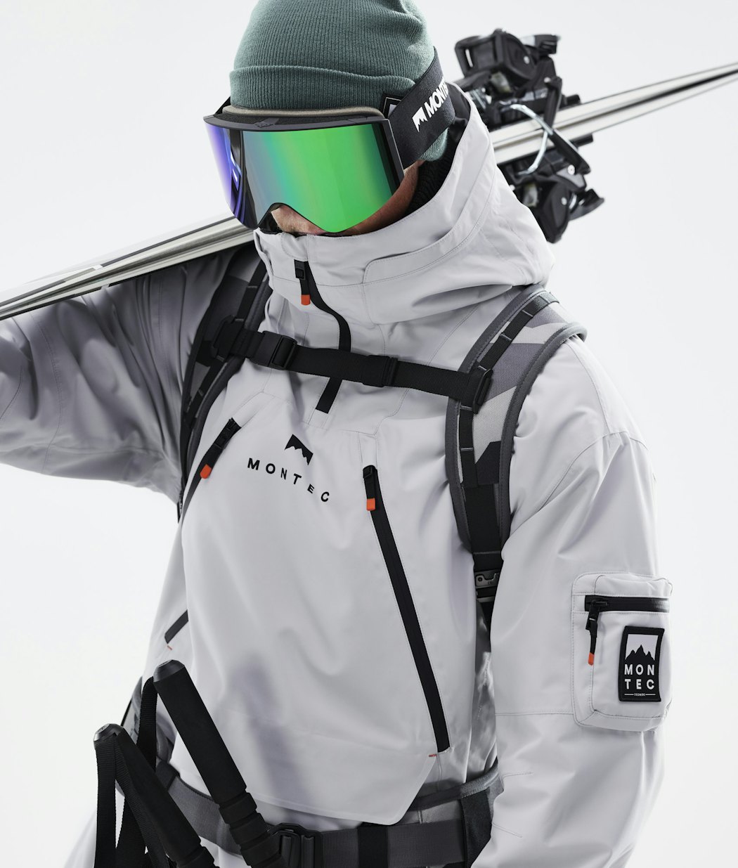 Montec Anzu Veste de Ski Light Grey