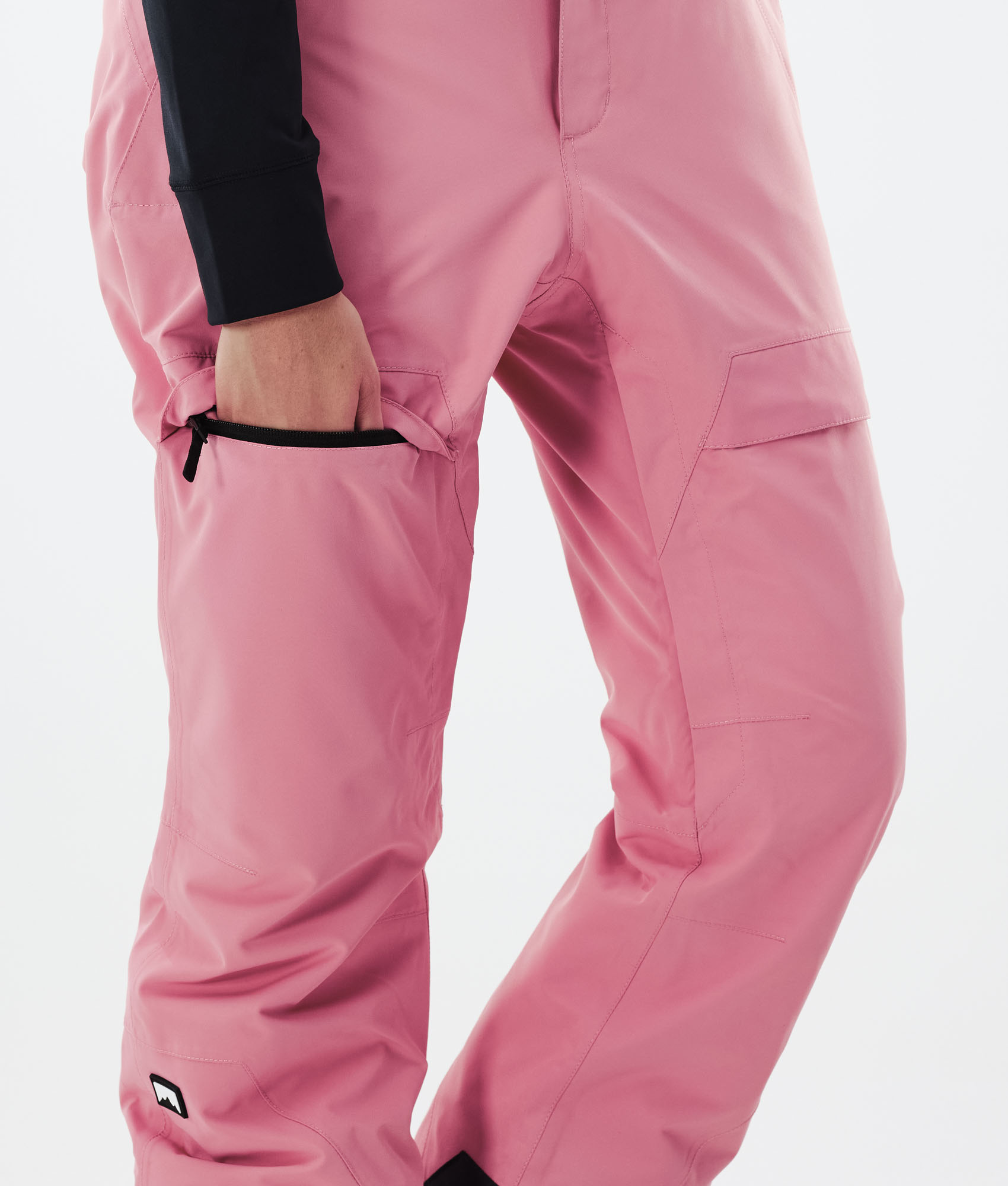 blush pink snow pants