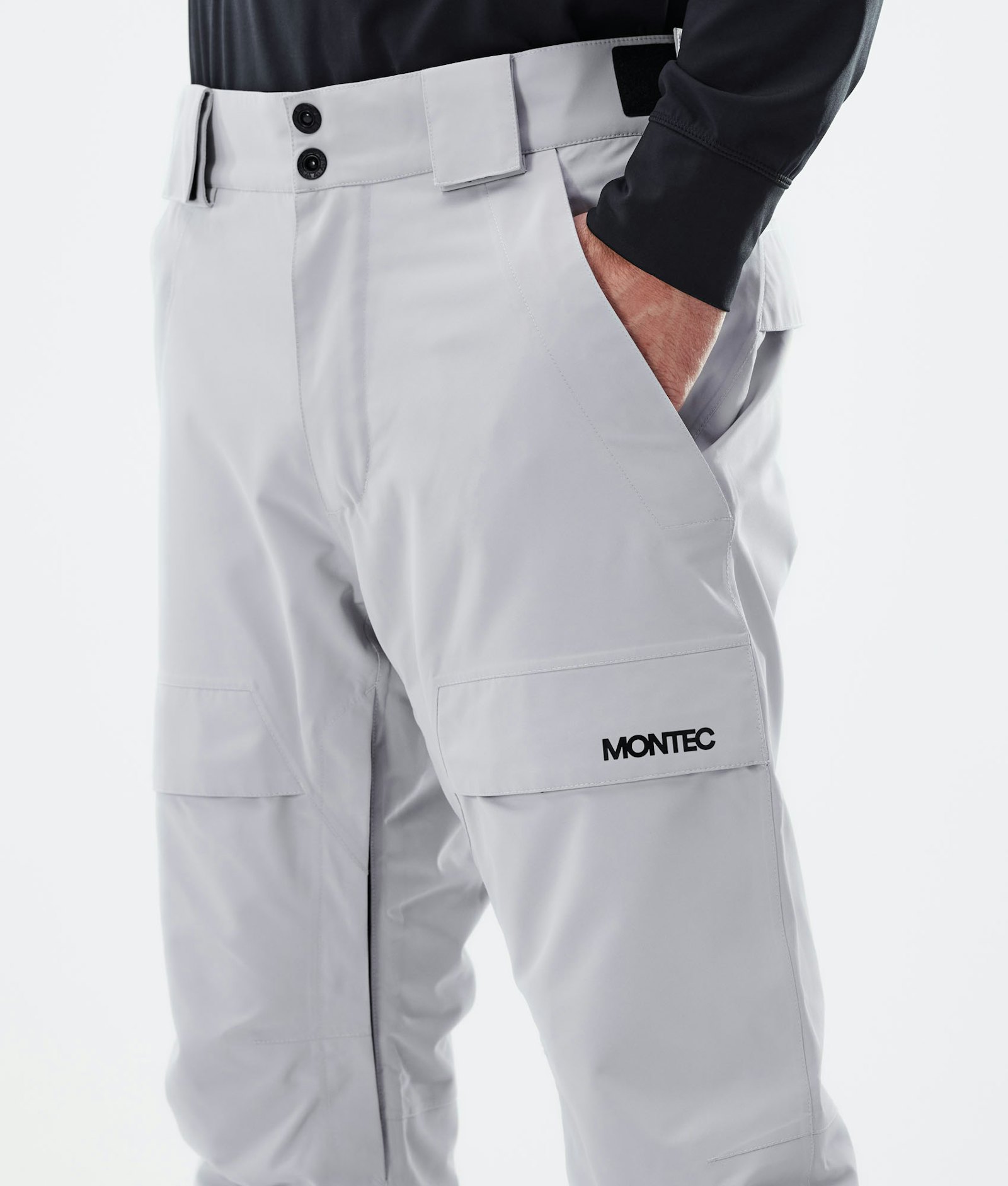 Montec Dune Pantaloni Snowboard Uomo Light Grey