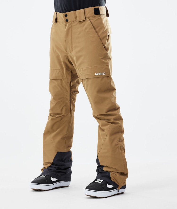Dune Pantalon de Snowboard Homme Gold, Image 1 sur 5