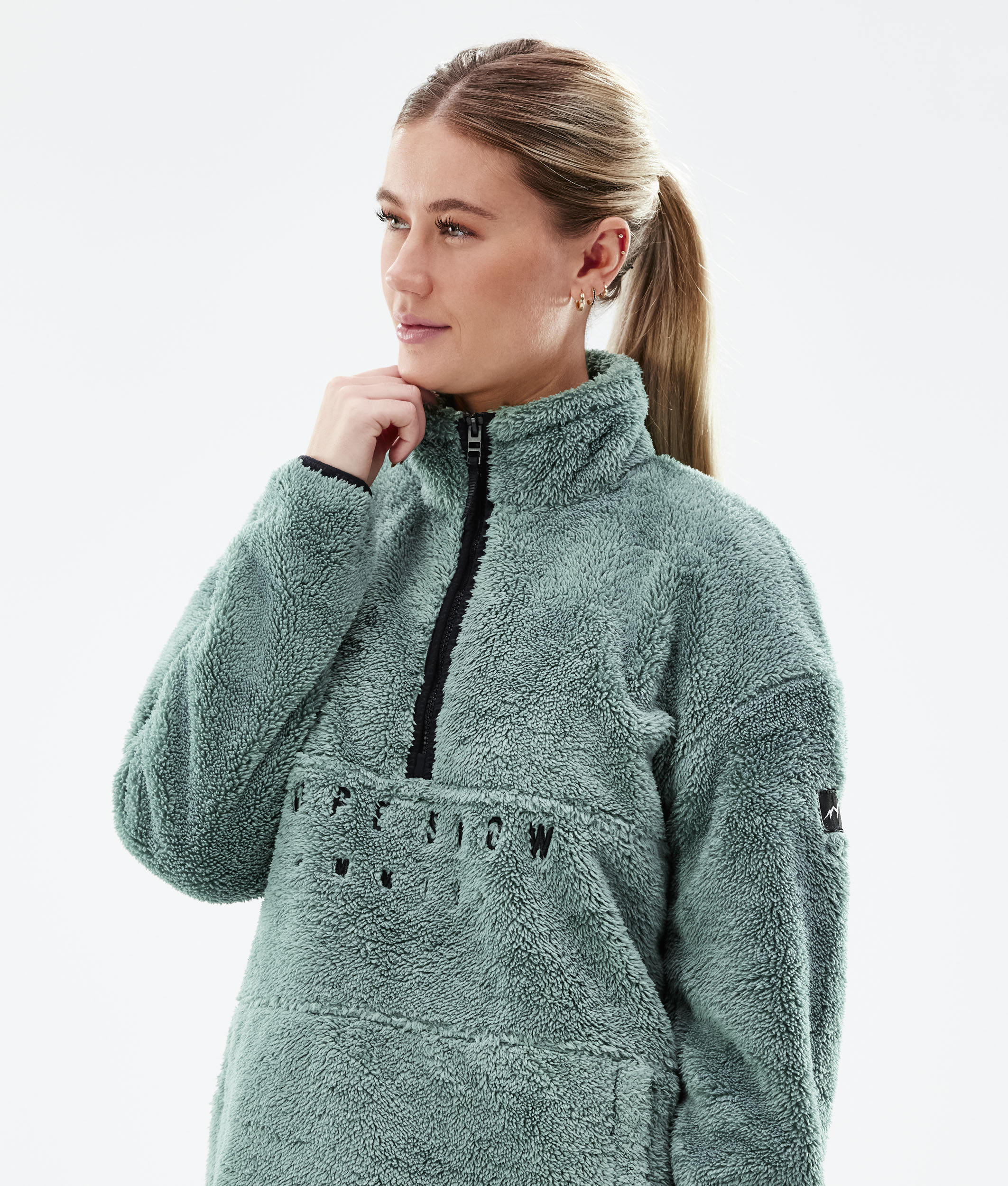 Pile W Felpa Pile Faded Green | Dopesnow.com