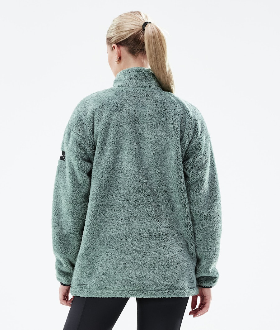 Pile W 2021 Fleece Sweater Women Faded Green