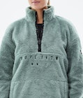 Pile W 2021 Fleece Sweater Women Faded Green, Image 6 of 7
