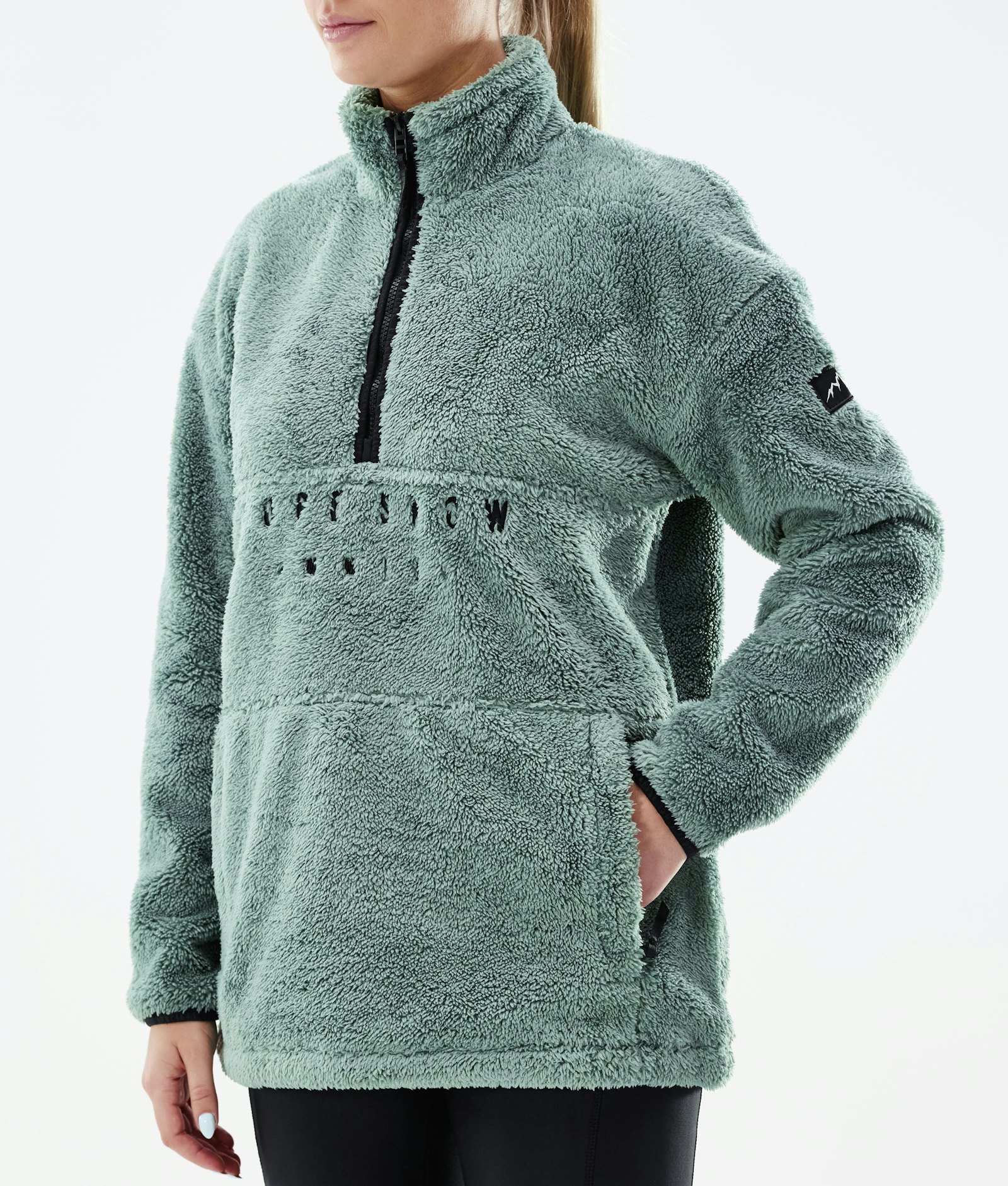 Dope Pile W 2021 Fleece Sweater Women Faded Green
