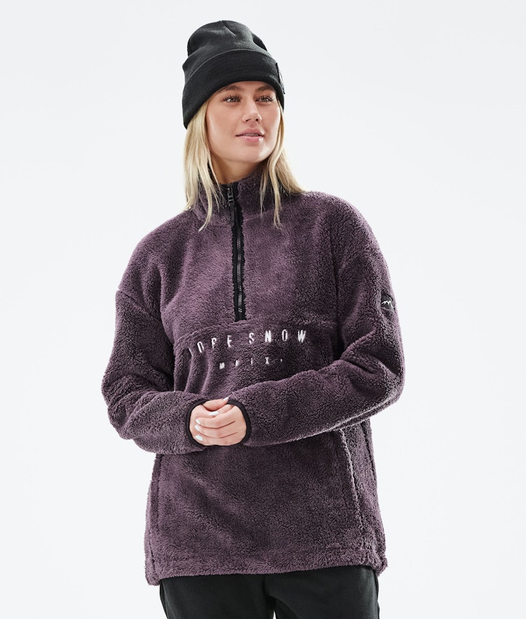 Pile W 2021 Fleece Sweater Women Faded Grape, Image 1 of 7