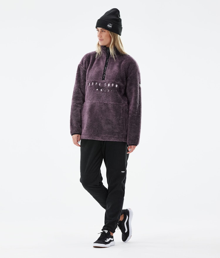 Dope Pile W 2021 Fleece Sweater Women Faded Grape, Image 4 of 7