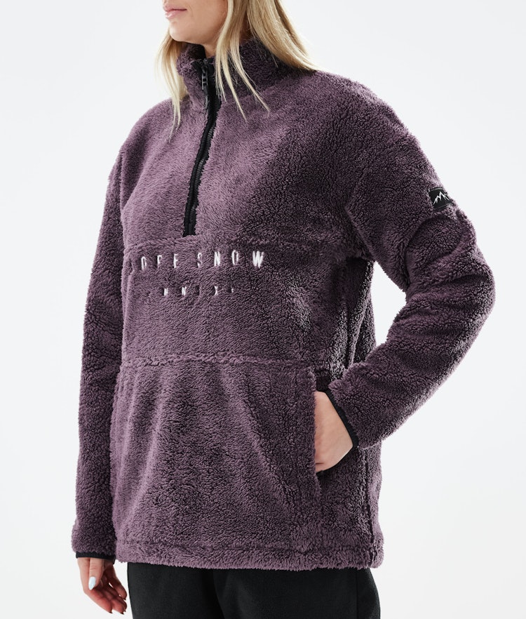 Pile W 2021 Fleece Sweater Women Faded Grape, Image 7 of 7