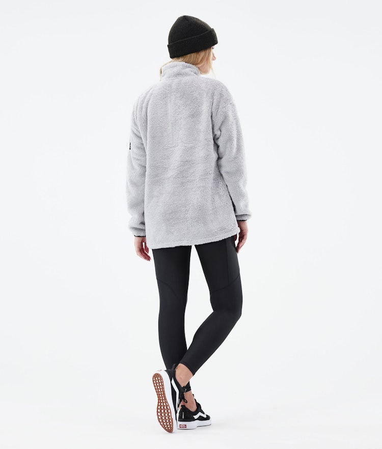 Pile W 2021 Fleece Sweater Women Light Grey